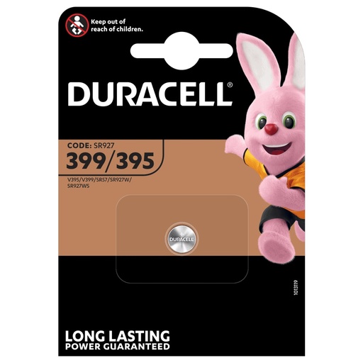[D395] PILE DURACELL PER OROLOGIO SILVER OXIDE BL. 1 399/395