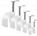 [FG25516] FISSACAVI FAEG IN PLASTICA CON CHIODO INCORPORATO Ø16MM PZ.50 (PREZZO SINGOLO)