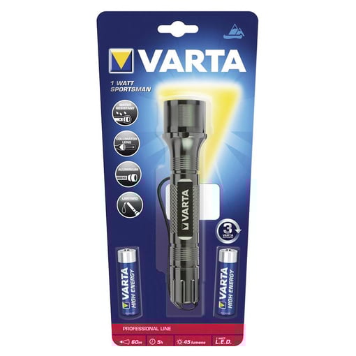 [18626] TORCIA VARTA LED SPORTSMAN  STILO AA INCLUSE PZ. 2 18626