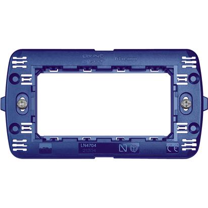 [BTILN4704] LIVING LIGHT - SUPPORTO UNICO 4 MOD BTICINO