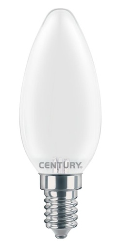[HFM1051430] LAMPADA LED CENTURY HEATSINK OLIVA C37 5W 396Lm E14 3000K