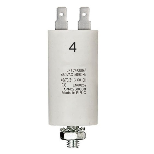 [CORPN24504] CONDENSATORE  MATSUYAMA INDUSTRIALE DI SPUNTO 400/450V 4UF