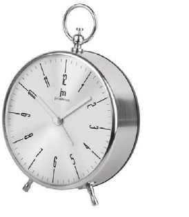 [JA7045S] SVEGLIA QUARZO ANALOGICA SILVER LOWELL