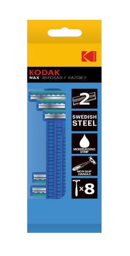 [KB0R02] LAMETTE KODAK RAZOR MAX 2 LAME ACCIAO SVEDESE CON ALOE VERA 30419957