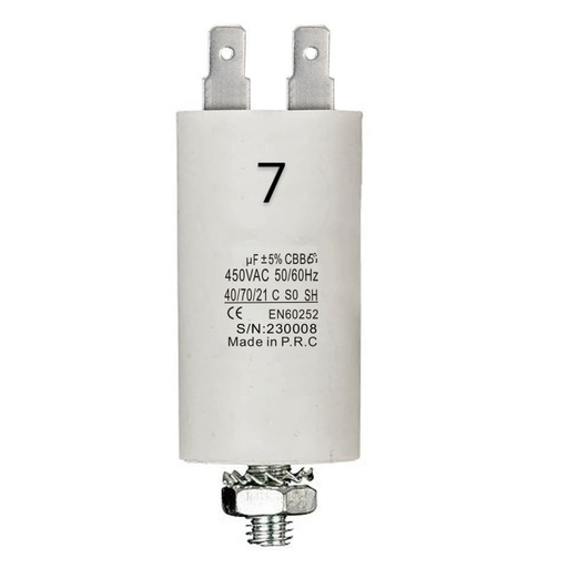 [CORPN24507] CONDENSATORE  MATSUYAMA INDUSTRIALE DI SPUNTO 400/450V 7UF
