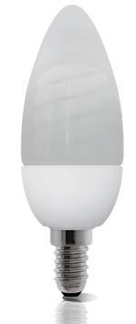 [M1LED031427] LAMPADA LED CENTURY OLIVA C37 3W 250Lm E14 2700K 20000H