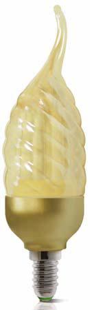 [M2VG071419] M2VG071419 COLPO DI VENTO MGOLD 7W E14 GOLD CENTURY